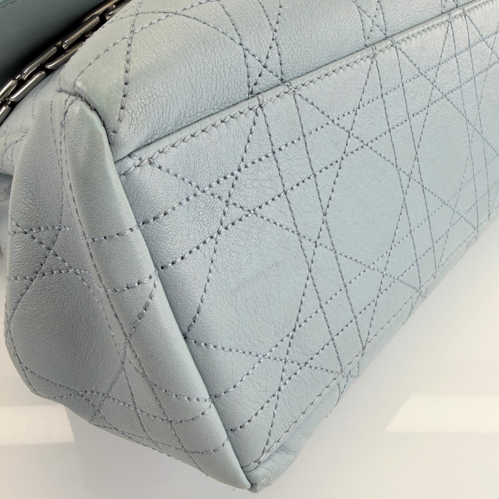 Dior Light Blue Cannage Leather Diorling Shoulder Bag - Picture 10 of 16